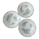 3 vintage deep plates in ironstone by L&G model Oeillets 220524