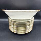 Haviland and SFP dessert service - birds of paradise