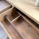 1950s pine workshop cabinet with drawers