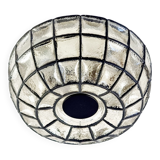 Mid-Century Glass Flush Mount from Limburg, Germany, 1960s