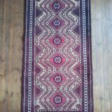 Handmade Belouch Persian rug 230x115cm