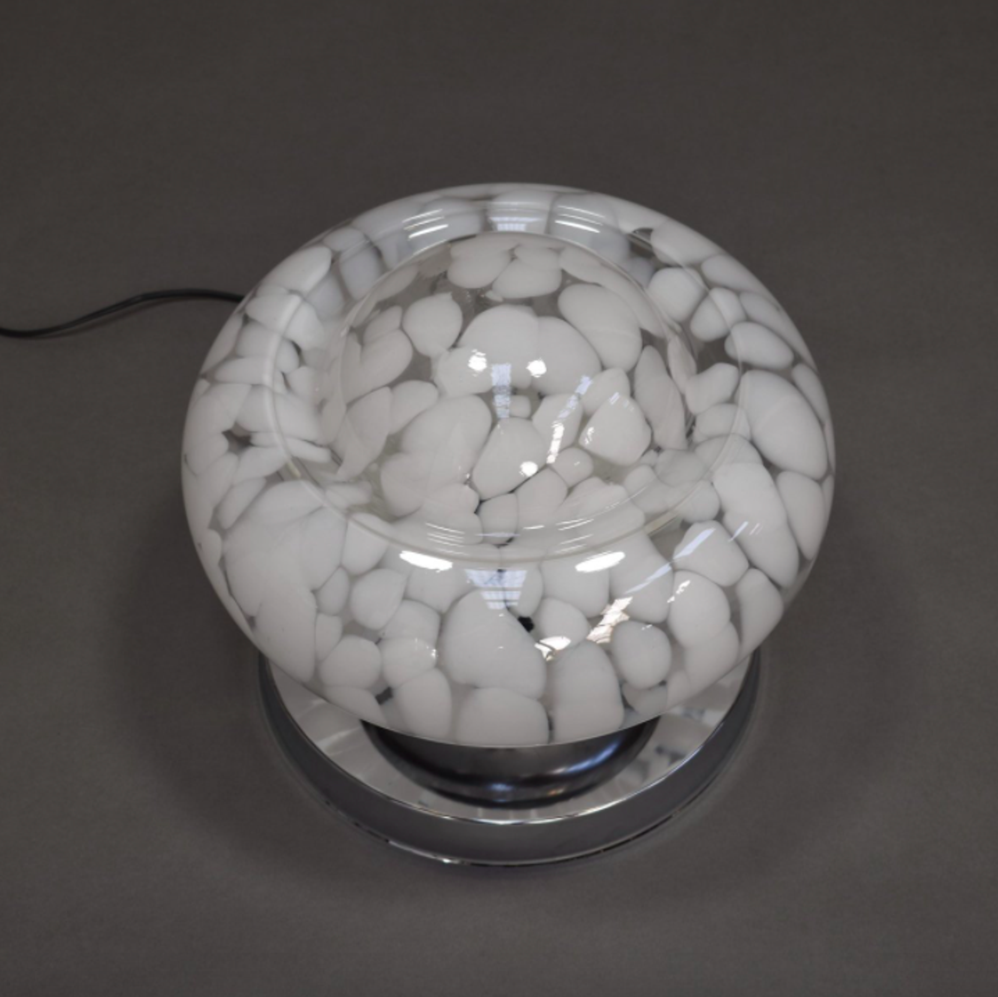 Murano Italy glass desk lamp 1970