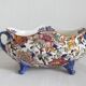 Bernard planter with handles, Peonies, Gien earthenware