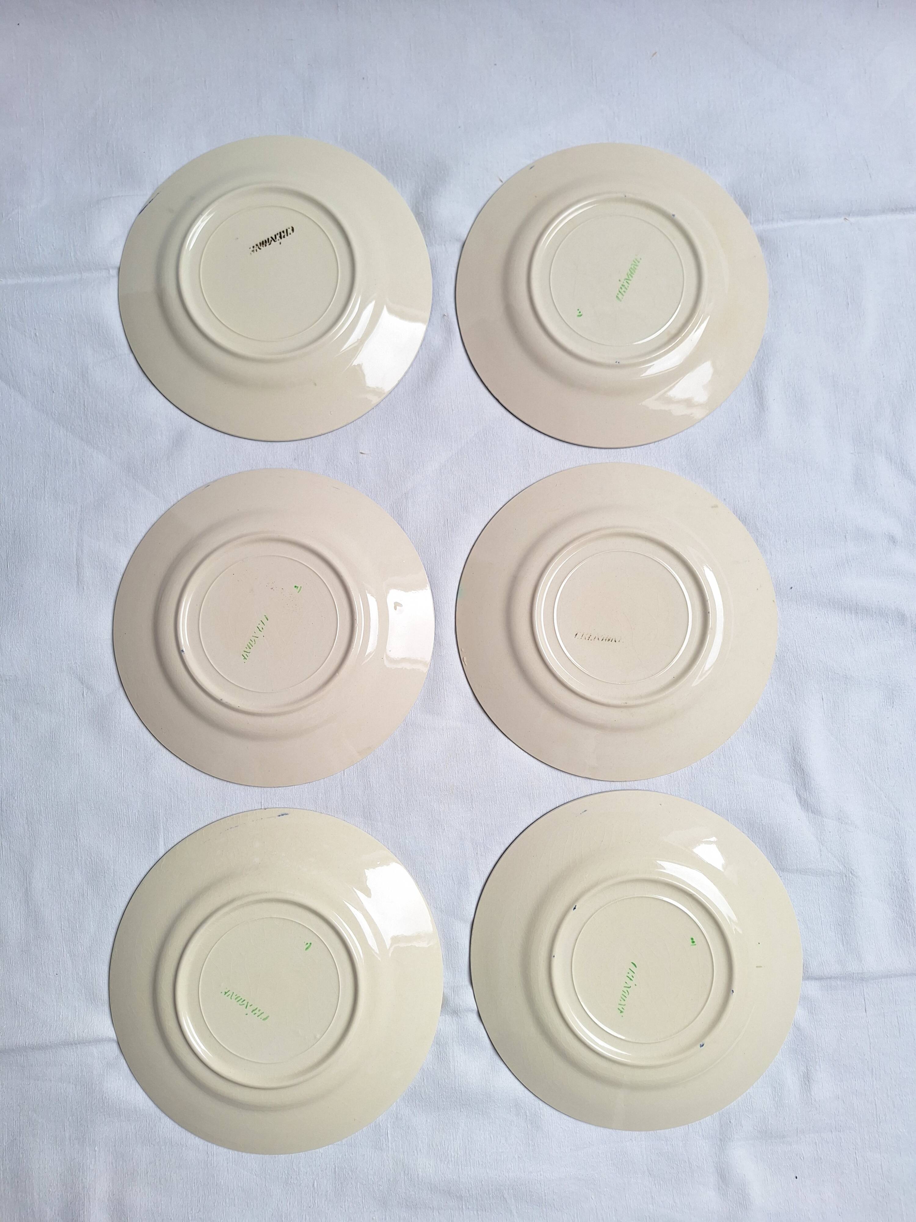 Assiettes plates Longchamp