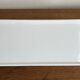 XS shelf tablet in white porcelain 1950 L30cm