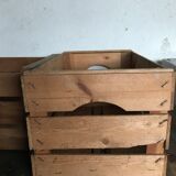 Set of 2 wooden boxes