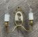 Antique Louis XVI style wall light in bronze