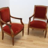 Pair of Empire style armchairs