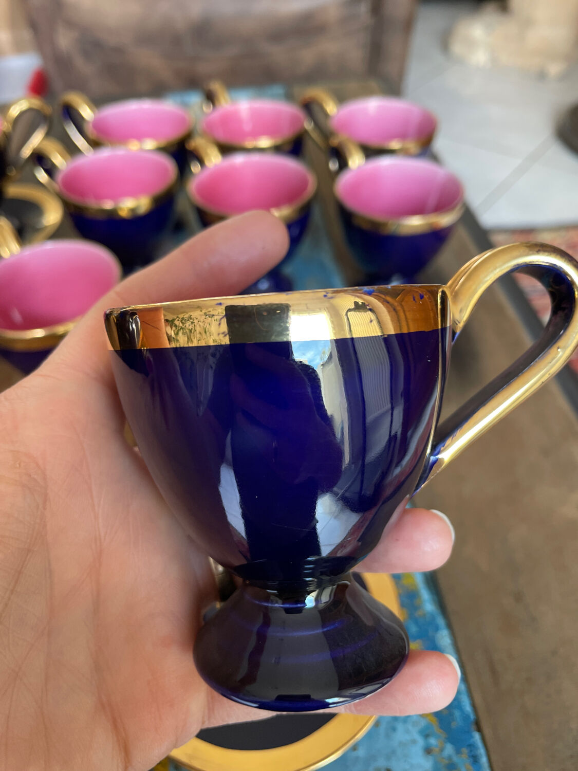 Monica coffee service Céram Vallauris