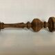 Large turned wooden candlestick