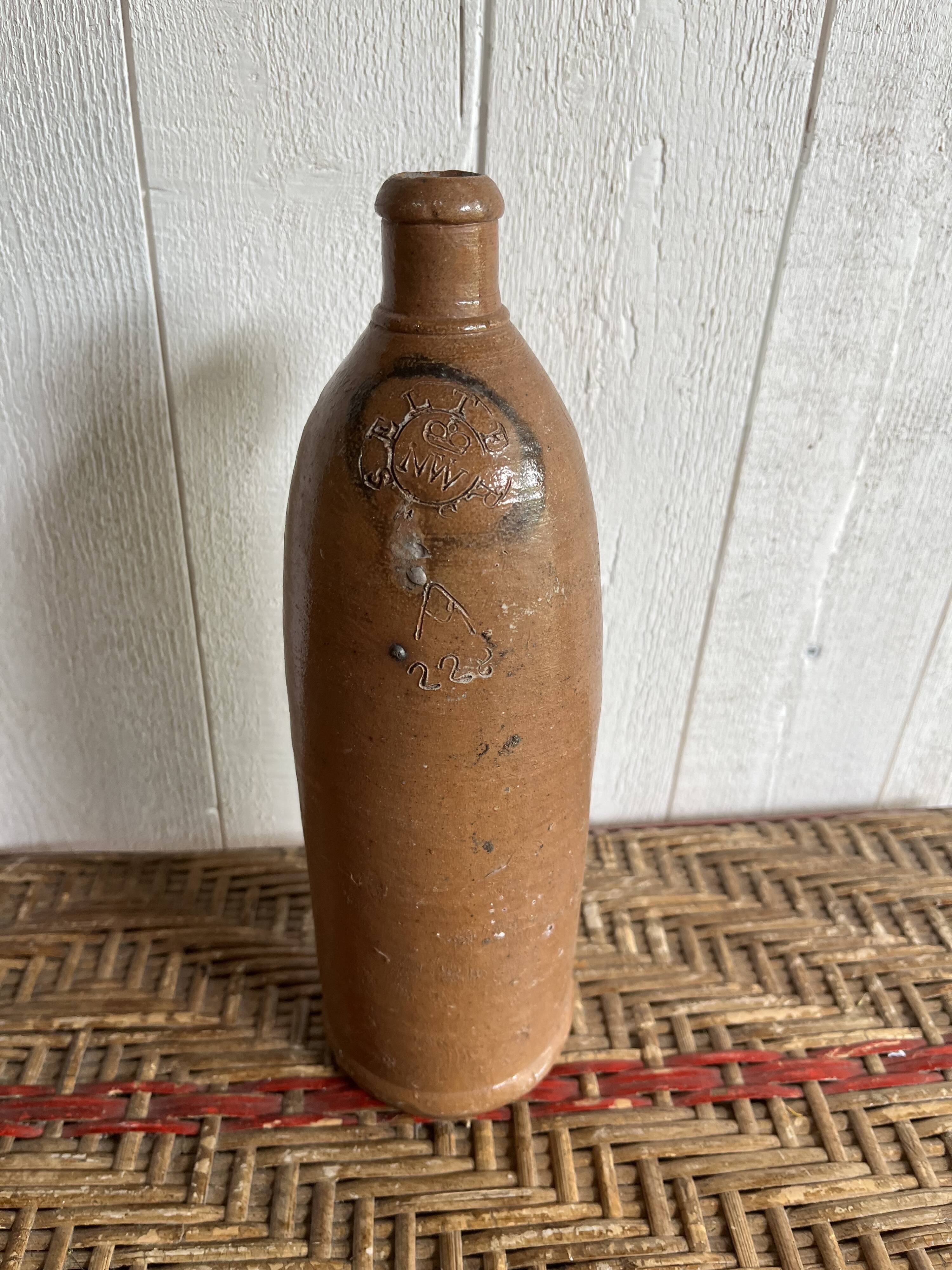 19th Century Selter Stoneware Bottle