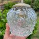 Vintage Origami glass pendant lamp