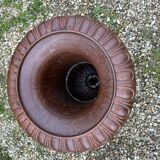 Médicis cast iron vases (the pair) Height 74 cm