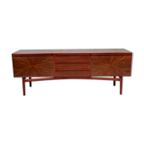 Vtg Mid Century Rare Mcintosh Rosewood Starburst Sideboard Danish Design #331