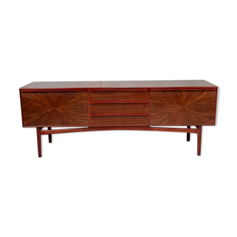 Vtg Mid Century Rare Mcintosh Rosewood Starburst Sideboard Danish Design #331