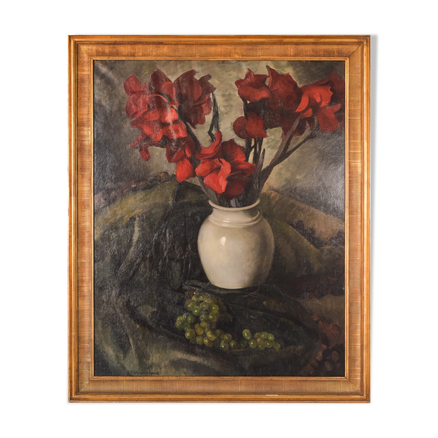 Luis Mutané - Still Life with Gladioli
