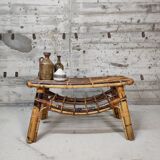 Rattan coffee table