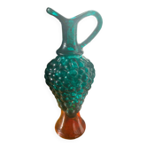 Aiguière / pichet grappe de raisin en verre