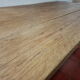 Table workshop footing vintage steel tray planks wood planks