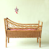Baby rattan bed