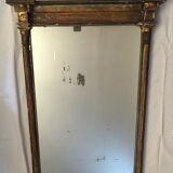 Very old fireplace mirror 99 x 65 cm