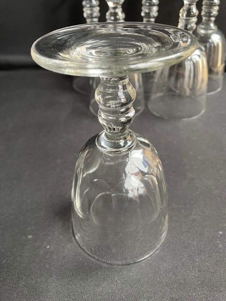 6 glasses Baccarat service Clermont – Art Nouveau