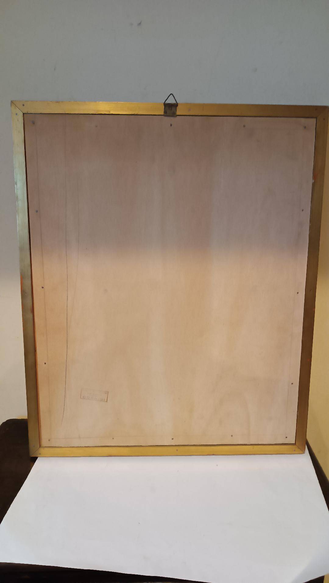 Peinture à l'huile sur figurines de table livourne première moitié du 20ème