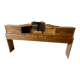Superb antique/vintage headboard (Art Deco style) walnut burl.
