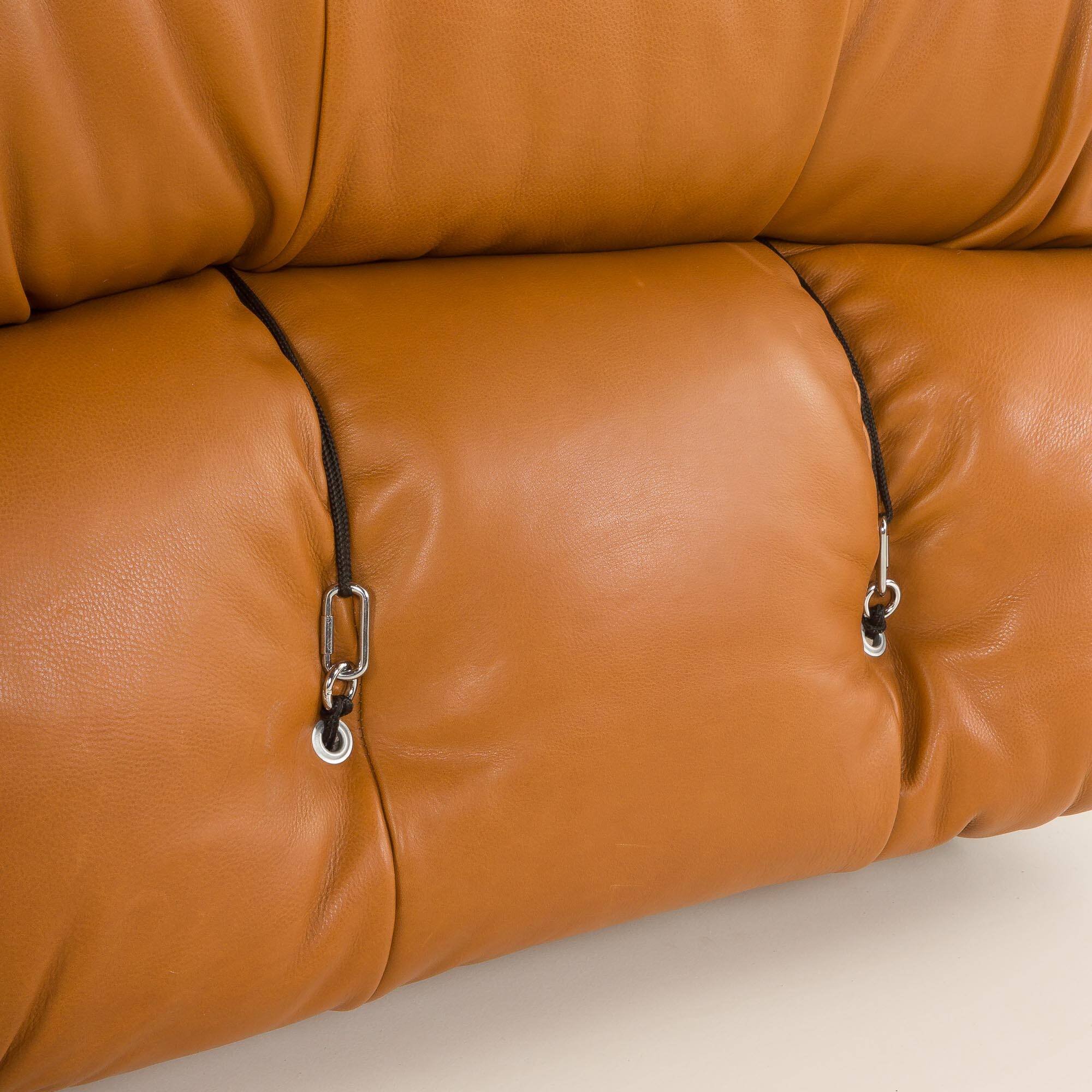 Camaleonda Sofa by Mario Bellini in full grain natural aniline leather