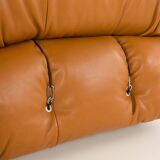 Camaleonda Sofa by Mario Bellini in full grain natural aniline leather