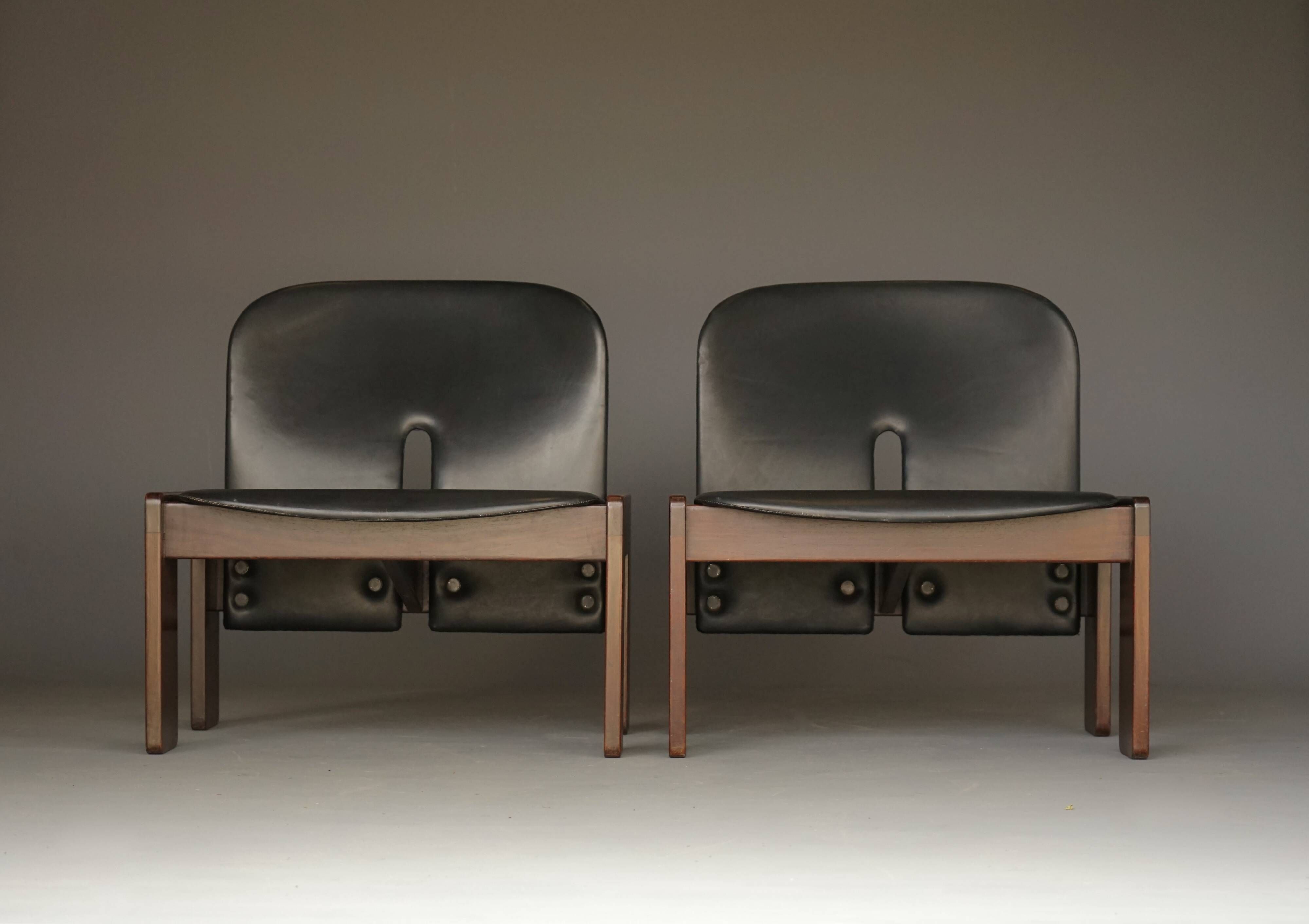 Ensemble de chaises Easy 925 par Afra et Tobia Scarpa pour Cassina, 1966