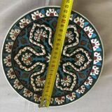 Kuthaya Decorative Plate Turkish Ceramic Handmade Diameter 23 cm