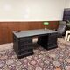 Classic English Black Chesterfield Desk