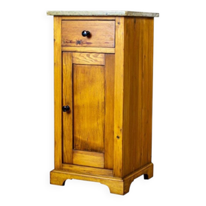 Table de nuit Art Nouveau - pin