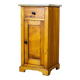 Art Nouveau Pine Nightstand with Stone Top, 1910