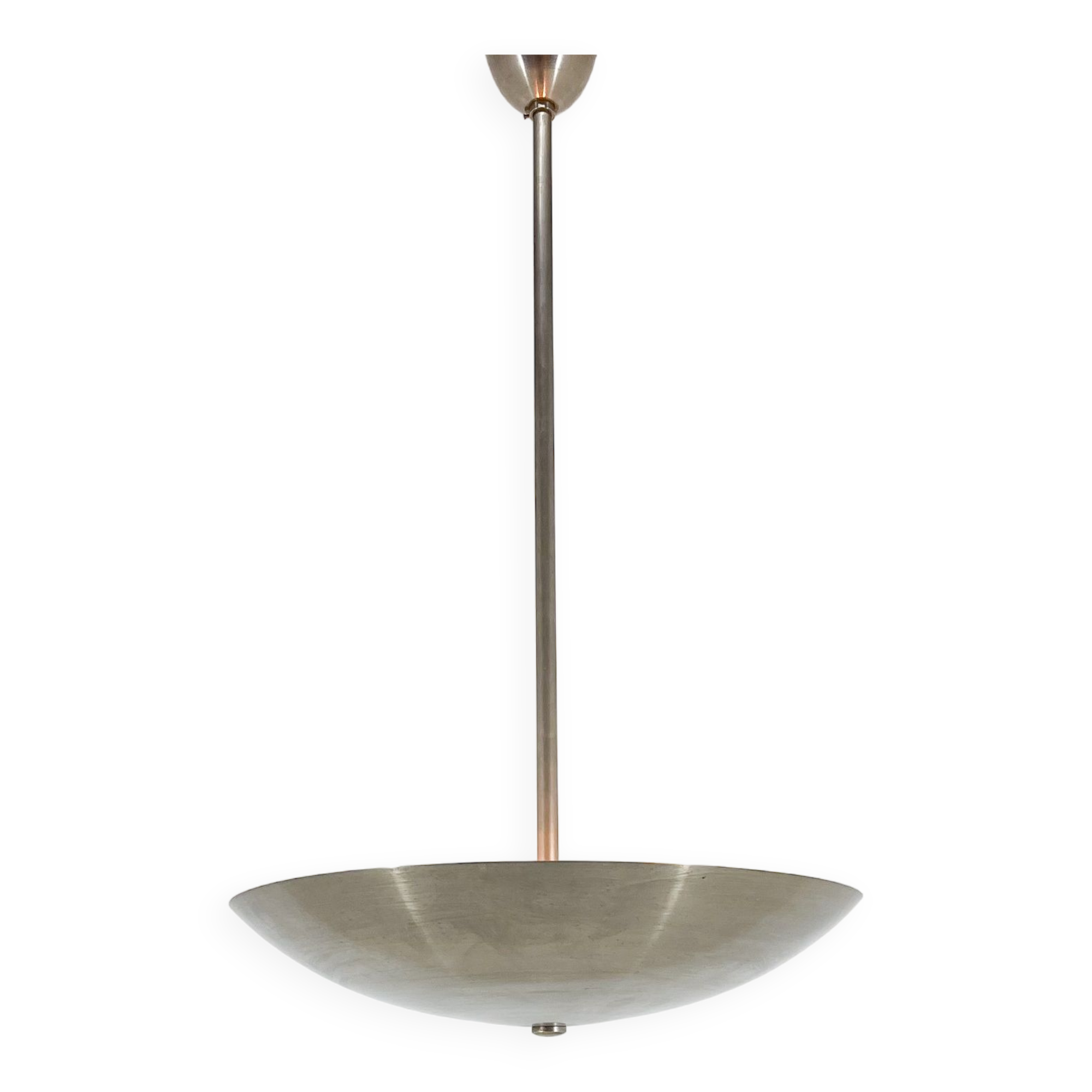 1930's Chrome Pendant Light by Designer Franta Anyz, Czechoslovakia