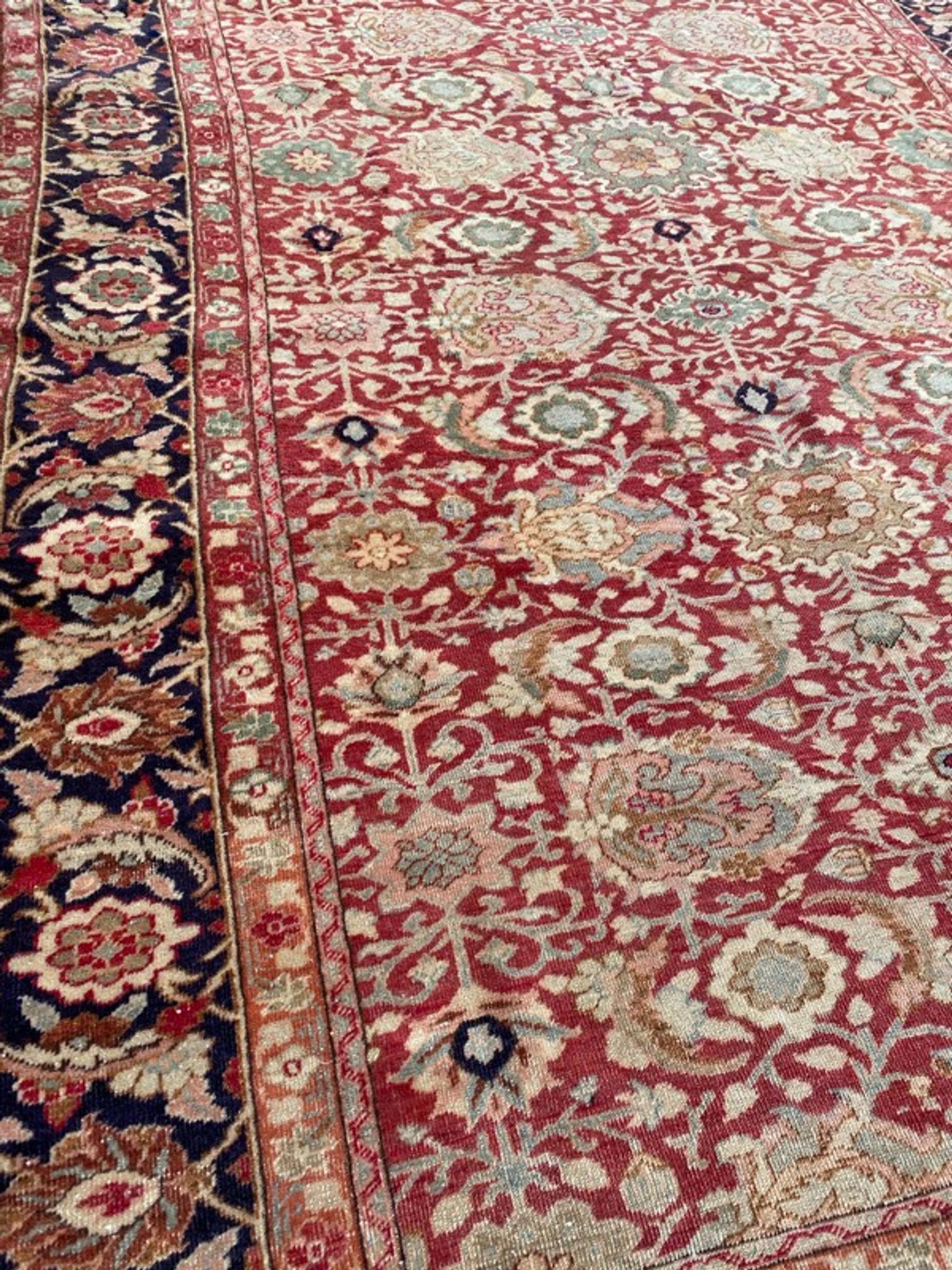 Ancient turkish carpet 138x190 cm