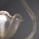 Vintage pendant lamp in Murano glass by Barovier & Toso, 1940s.
