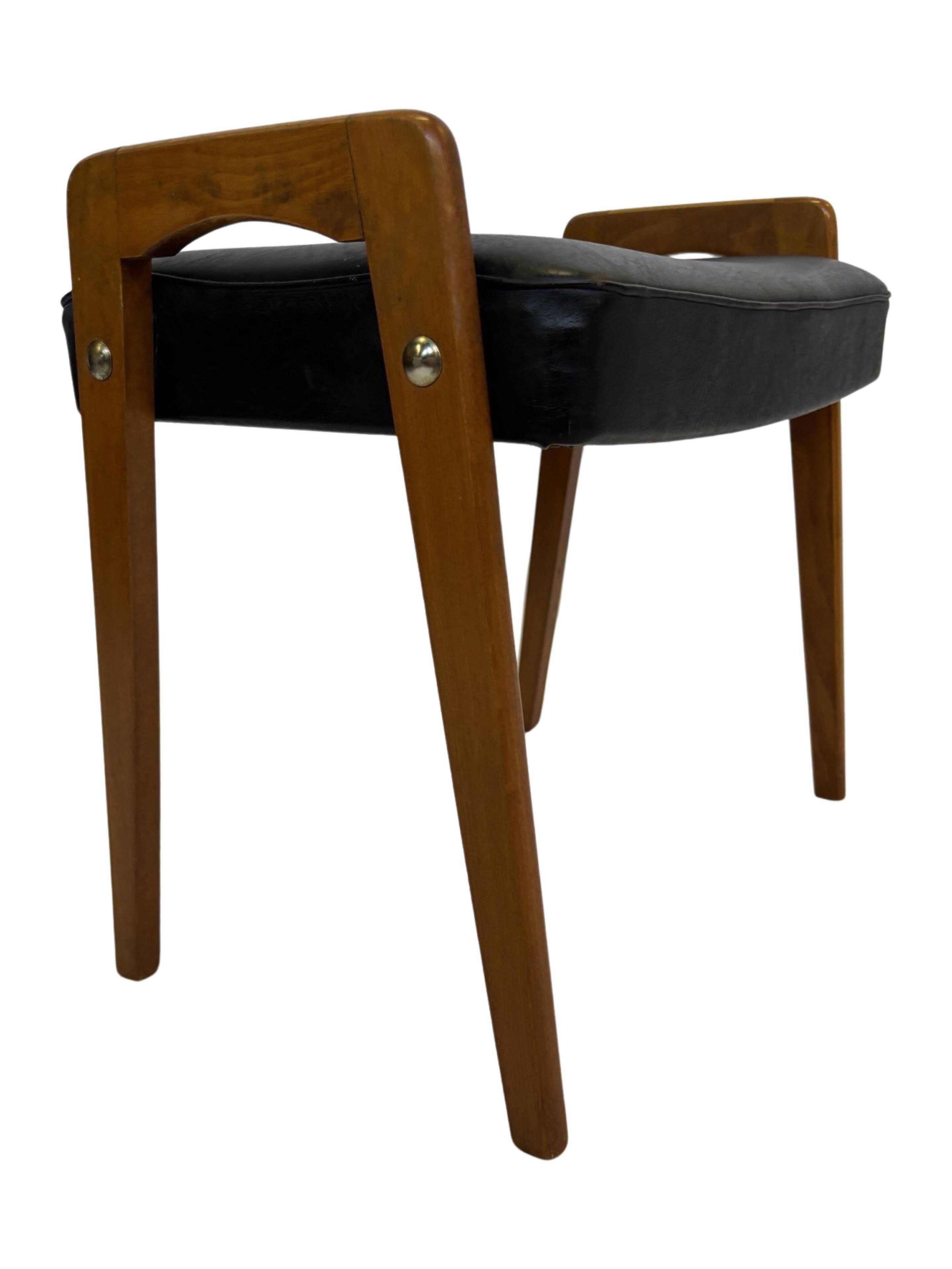 Vintage Footstool Ottoman Danish Design 1960s