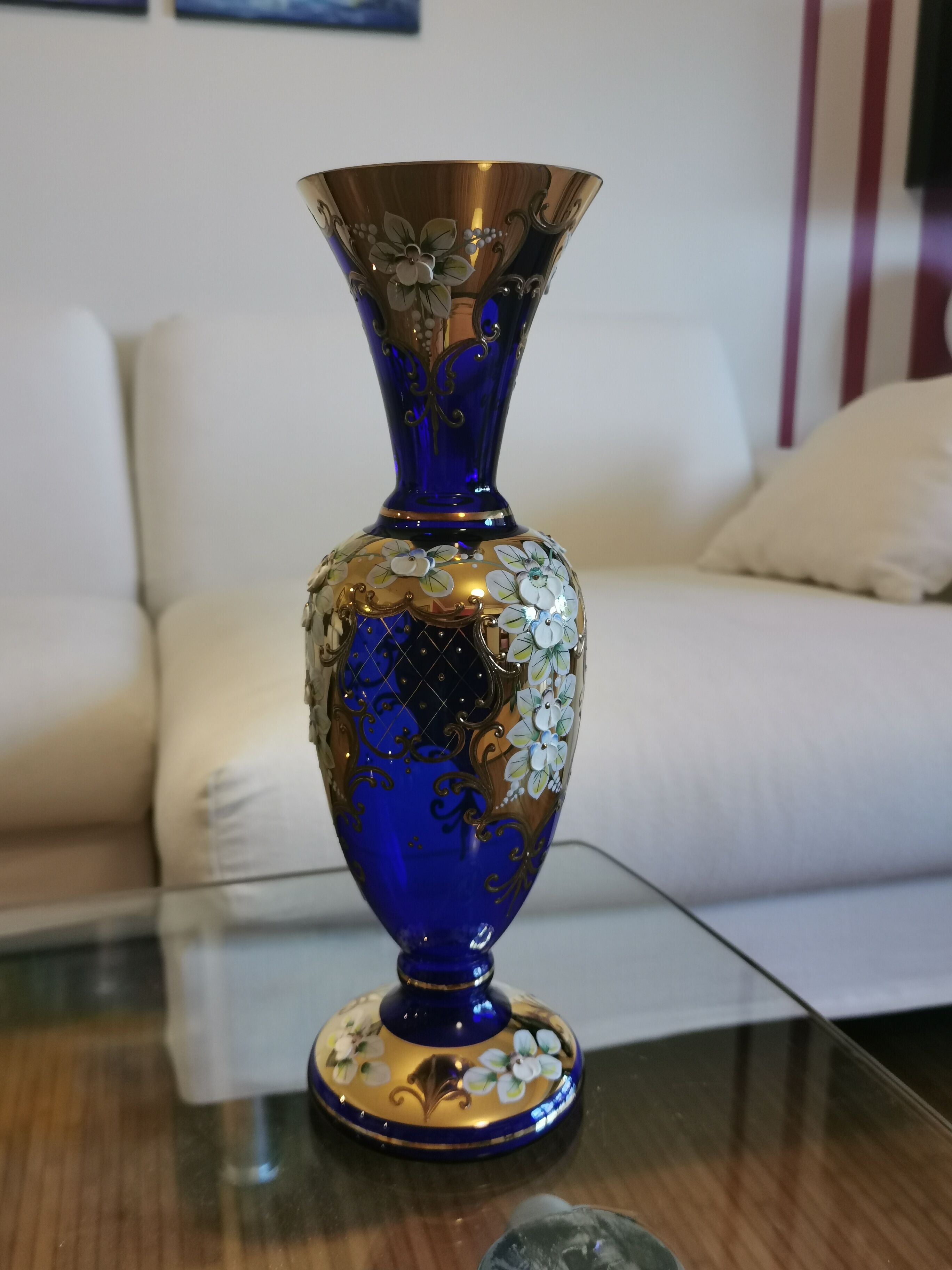 Venetian Murano glass vase