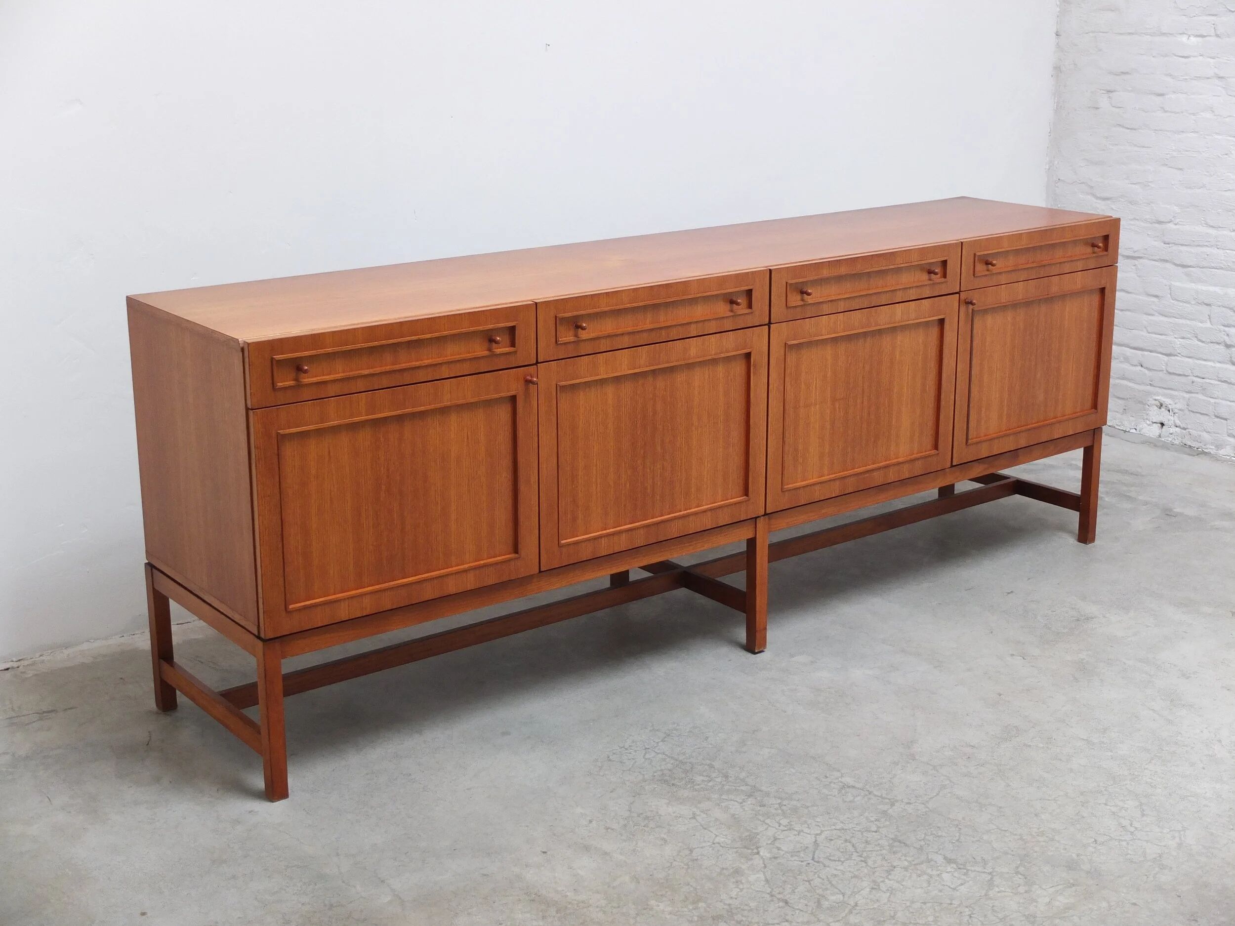 Large decorative sideboard by Oswald Vermaercke for V-Form, 1966
