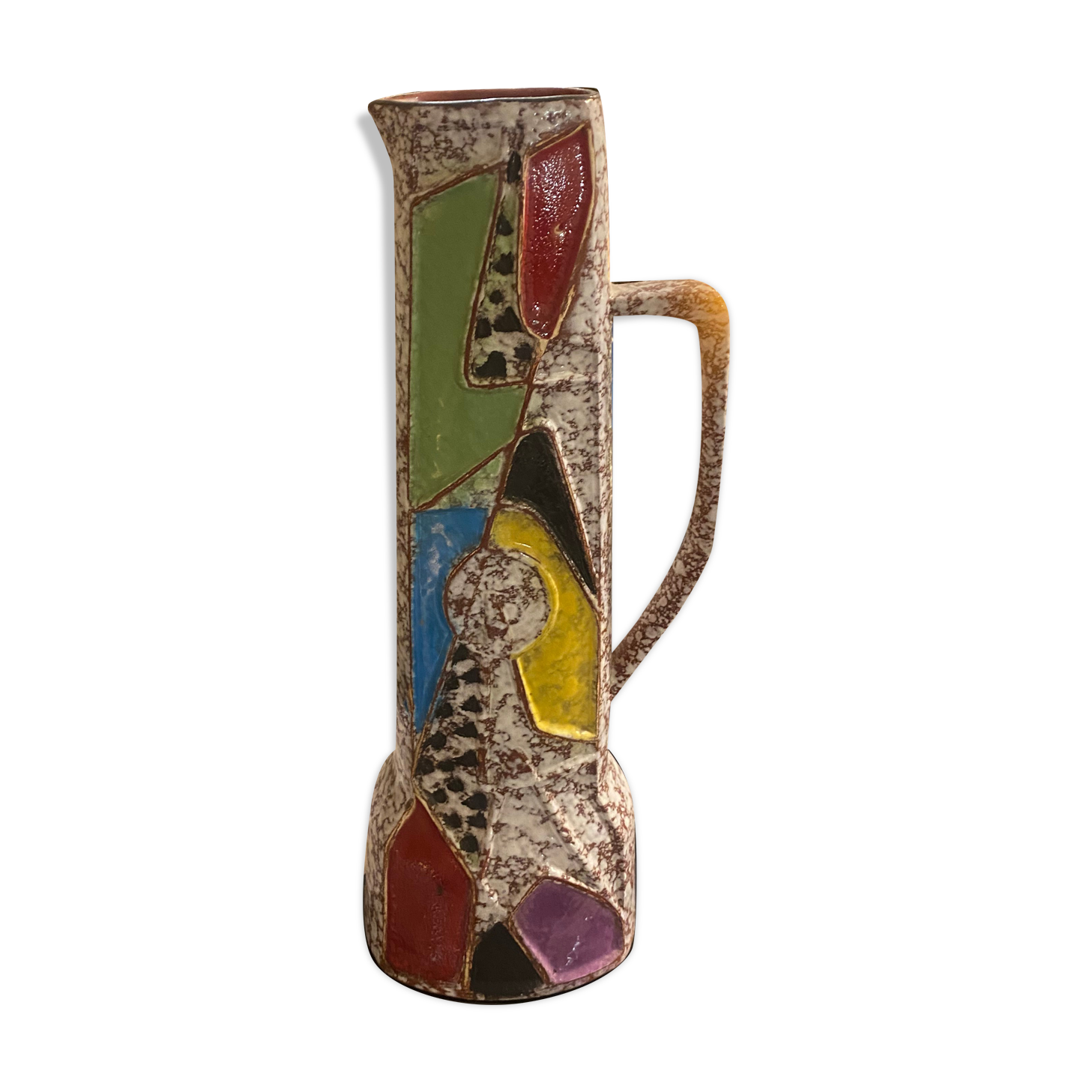 Pichet céramique coloré