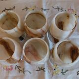 Vintage stemware made from genuine onyx