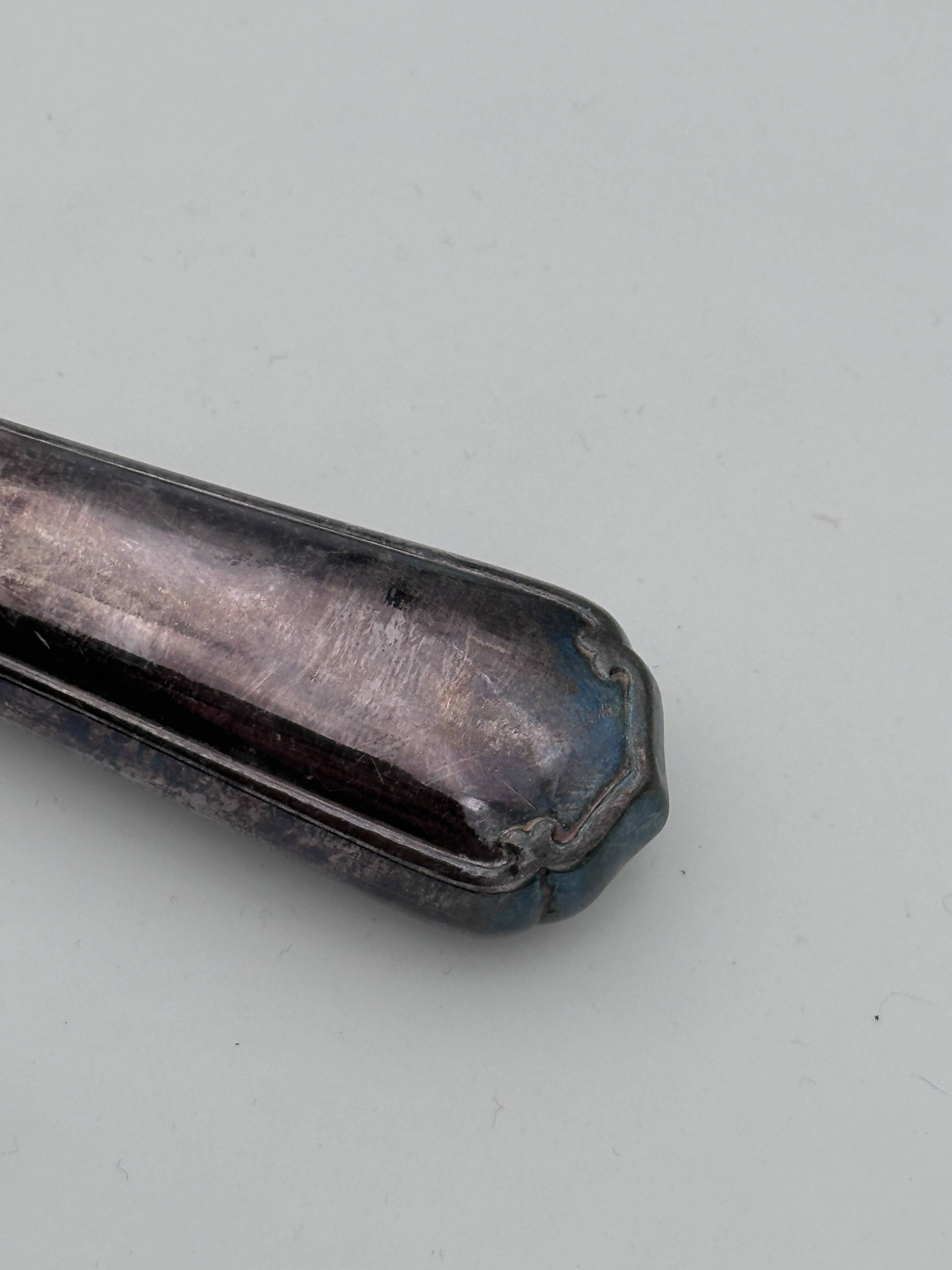 Silver-plated metal cake server, silversmith, Christophe model, Japan