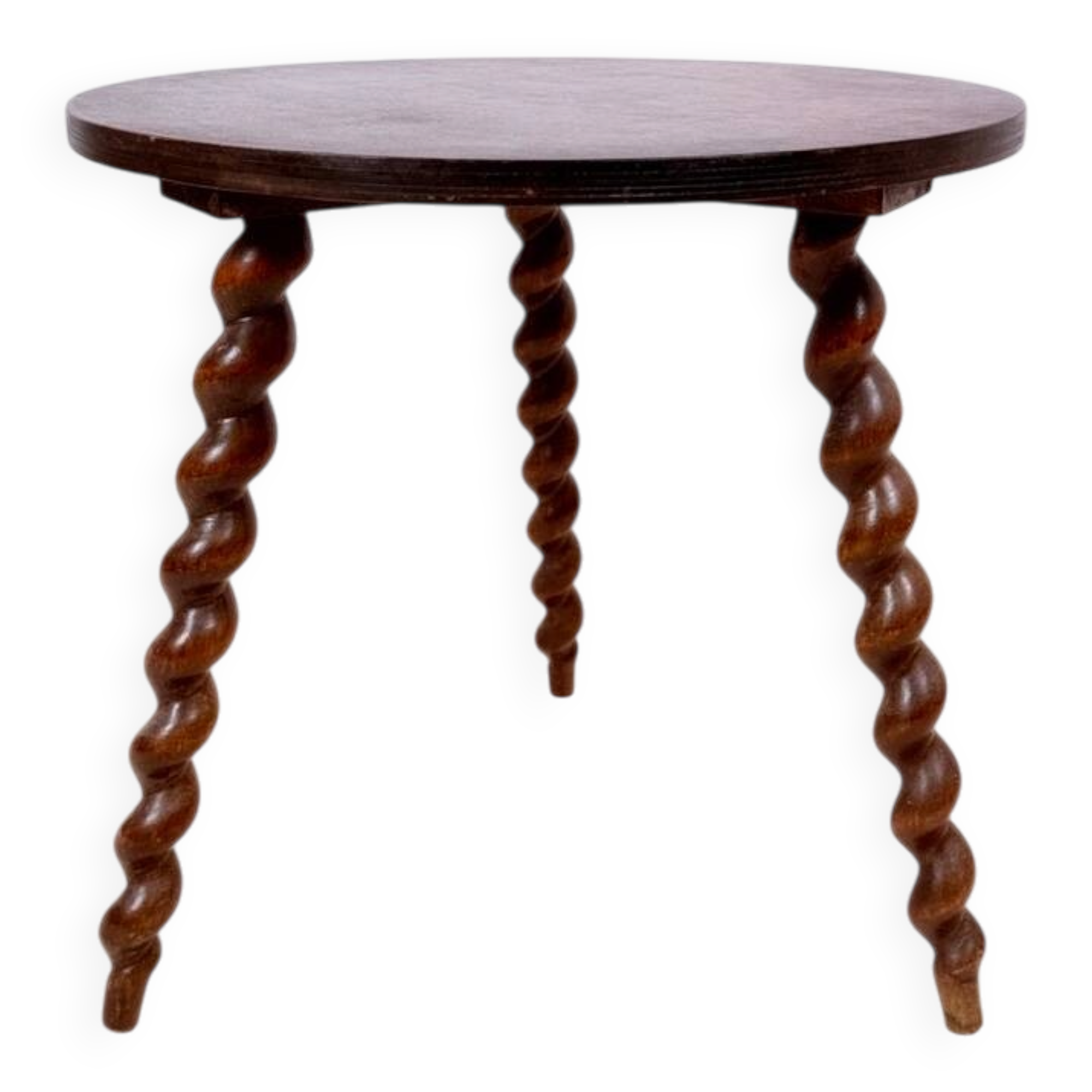 Table d’appoint ancienne auc pieds tournés