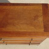 Simple walnut chest of drawers