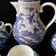 Lunéville earthenware coffee service "English Style"