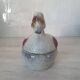 Duck-shaped slipware in the style of Michel Caugant.