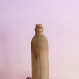 Raw stoneware bottle