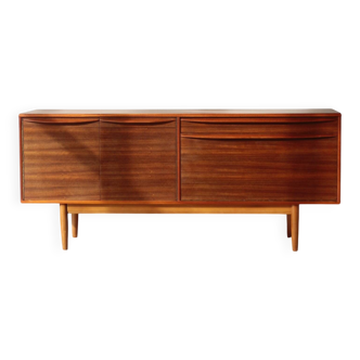 Vintage zebrano and walnut furniture from Morris of Glasgow.